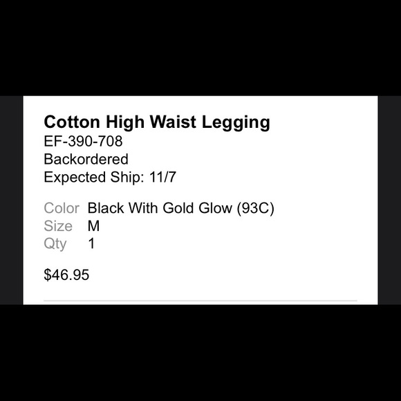 PINK Cotton High Waist Legging - Picture 5 of 5